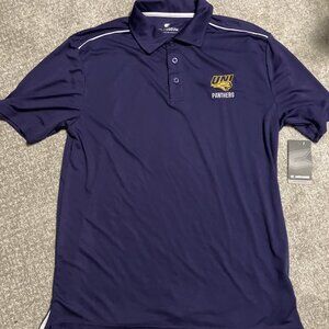 Northern Iowa Men’s Colosseum Polo NWT Large Purple